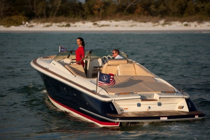 a small boat in a body of water